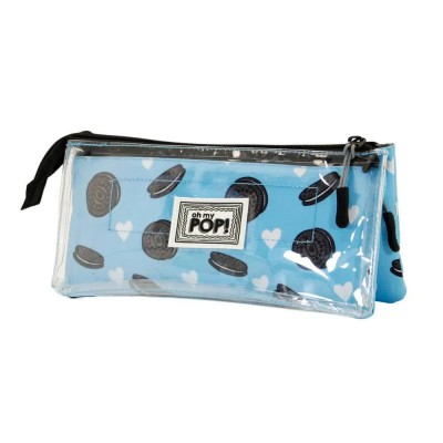 канцеларски,принадлежности,oh,my,pop,clear,triple,crunchy,pencil,case,multicolor