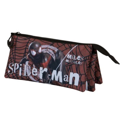 канцеларски,принадлежности,disney,spiderman,blackspider,triple,fan,2.0,pencil,case,multicolor