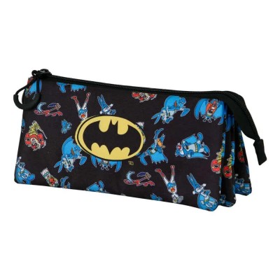 канцеларски,принадлежности,karactermania,fan,triple,2.0,looney,tunes,batman,tunes,pencil,case,black