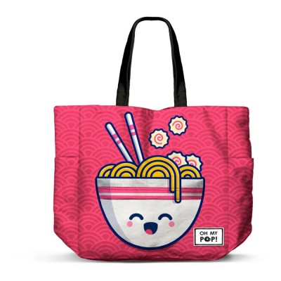 пазарска,чанта,всички,чанти,oh,my,pop,horizontal,fan,yaki,shopping,bag,pink,(pink)