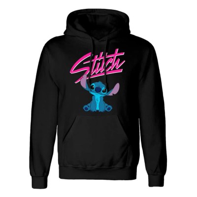 суичър,мъжки,пуловери,heroes,disney,lilo,and,stitch,stitch,script,hoodie,black,(black)