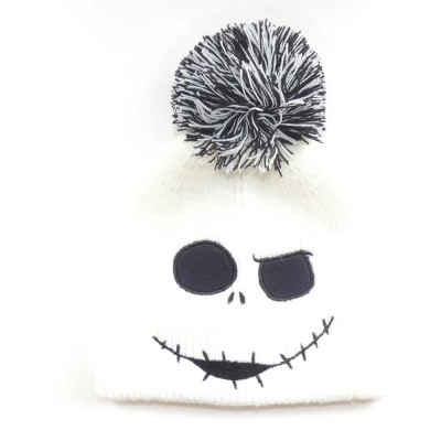 шапка,всички,шапки,heroes,inc,nightmare,before,christmas,jack,face,jumbo,beanie,white