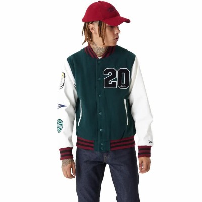 яке,мъжки,якета,new,era,lifestyle,varsity,jacket,green,(dark,green)