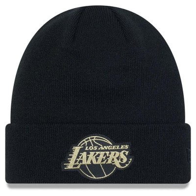 шапка,всички,шапки,new,era,metallic,badge,los,angeles,lakers,beanie,black