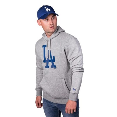суичър,мъжки,пуловери,new,era,mlb,regular,los,angeles,dodgers,hoodie,grey