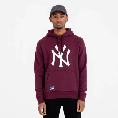 суичър,мъжки,пуловери,new,era,mlb,regular,new,york,yankees,hoodie,purple,(dark,purple)
