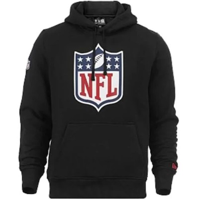 суичър,мъжки,пуловери,new,era,nfl,regular,nfllog,hoodie,black