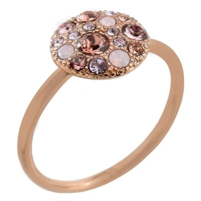 бижутерия,adore,5490335,ring,golden,(pink)
