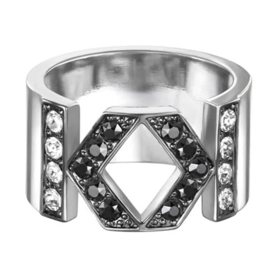 бижутерия,karl,lagerfeld,5448358,ring,silver,(grey)