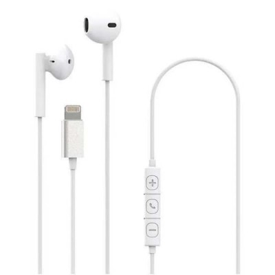 слушалки,слушалки,celly,lightning,earphones,white