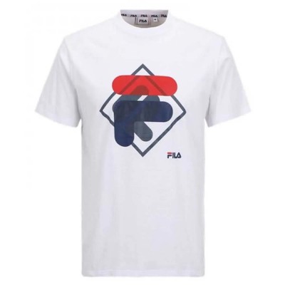 тениска,мъжки,тениски,fila,fam0447,short,sleeve,t,shirt,white