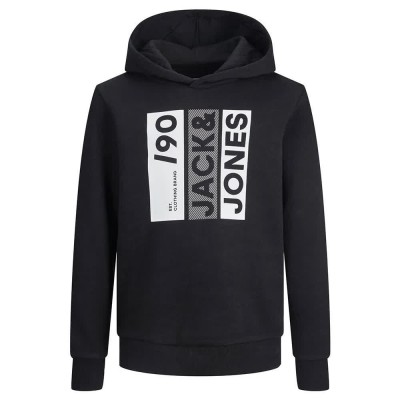 суичър,детски,блузи,jack,&,jones,jio,hoodie,black,(black)