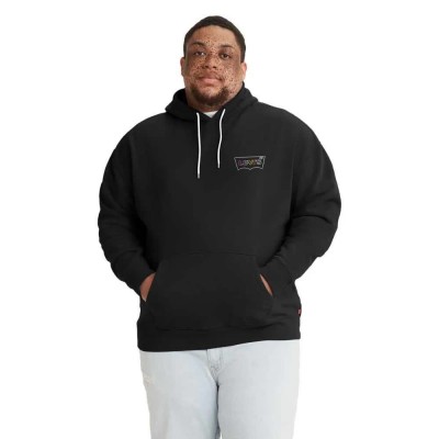 суичър,мъжки,пуловери,levi´s,®,relaxed,graphic,hoodie,grey,(plus,bw,ssnl,logo,hoodie,caviar)