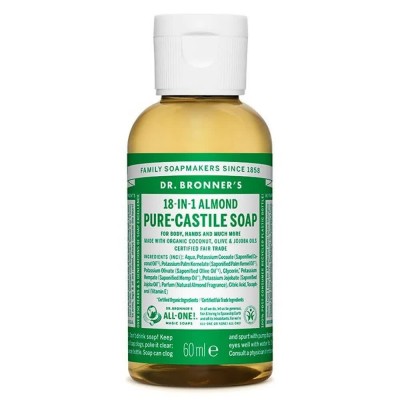 хигиена,тяло,dr,bronners,almendras,60ml,liquid,soap,clear