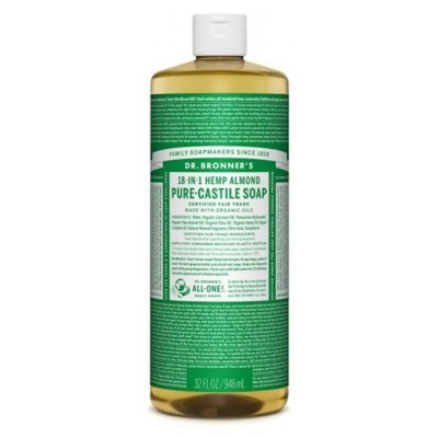 хигиена,тяло,dr,bronners,almond,liquid,soap,945ml,clear