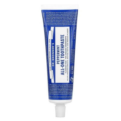 хигиена,тяло,dr,bronners,peppermint,140g,toothpaste,clear