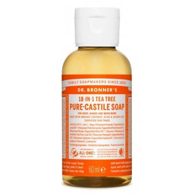 хигиена,тяло,dr,bronners,teatree,liquid,soap,60ml,golden