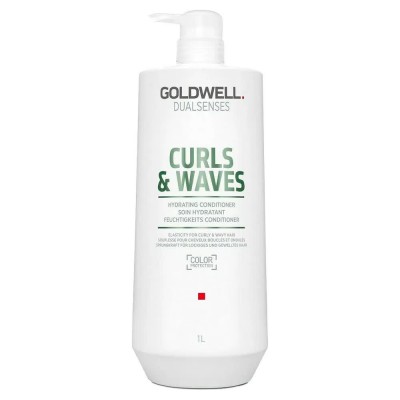 хигиена,коса,goldwell,curls,&,waves,hydrating,1000ml,conditioner,clear