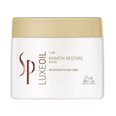 хигиена,коса,wella,sp,luxe,keratin,restore,400ml,hair,mask,golden