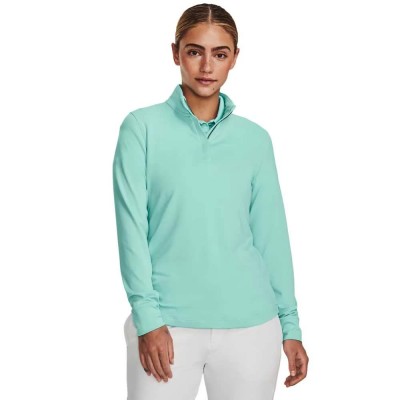 блуза,дамски,блузи,under,armour,golf,playoff,half,zip,sweatshirt,blue,(neo,turquoise,midnight,navy,metallic,silver)