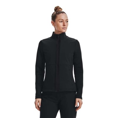 блуза,дамски,блузи,under,armour,golf,storm,daytona,full,zip,sweatshirt,black,(black,black,metallic,silver)