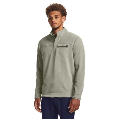 блуза,мъжки,пуловери,under,armour,golf,storm,half,zip,sweatshirt,green,(grove,green,white)