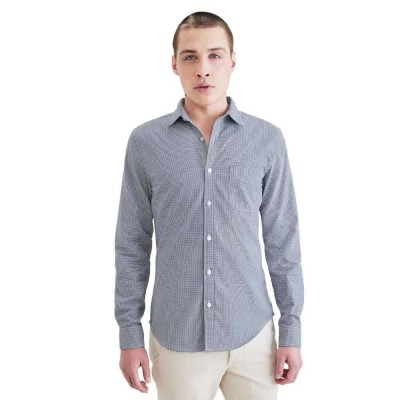 риза,с,дълъг,ръкав,мъжки,ризи,dockers,slim,icon,long,sleeve,shirt,blue
