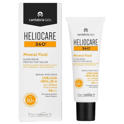 козметика,за,защита,от,слънце,heliocare,360,mineral,fluid,spf50,50ml,facial,sunscreen,clear