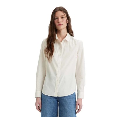 риза,с,дълъг,ръкав,дамски,блузи,дамски,ризи,levi's®,classic,bw,long,sleeve,shirt,beige