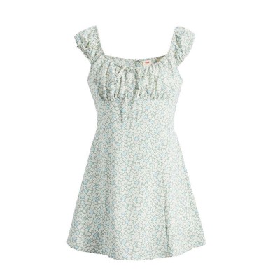 рокля,дамски,поли,и,рокли,levi´s,clementine,cap,short,sleeve,long,dress,green