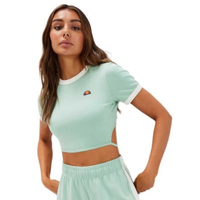 тениска,дамски,тениски,ellesse,chee,cropped,short,sleeve,t,shirt,green,(green)