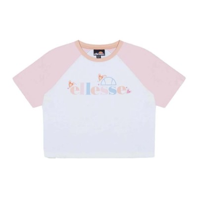 тениска,детски,тениски,ellesse,gambulli,cropped,short,sleeve,t,shirt,white,pink,(white)
