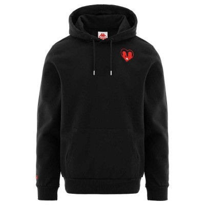 суичър,мъжки,пуловери,kappa,authentic,lorens,hoodie,black