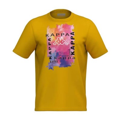 тениска,мъжки,тениски,kappa,emiro,tbar,short,sleeve,t,shirt,yellow