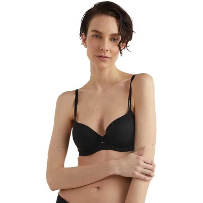 дамско,бельо,дамски,бикини,и,танкини,tommy,hilfiger,ultra,soft,demi,bra,black