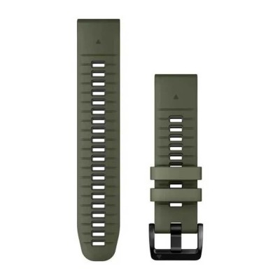 други,аксесоари,garmin,quickfit®,22,mm,silicone,strap,moss,graphite,(green,silver)
