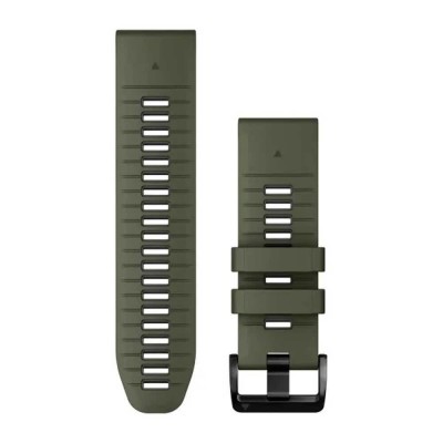 други,аксесоари,garmin,quickfit®,26,mm,silicone,strap,moss,graphite,(green,silver)