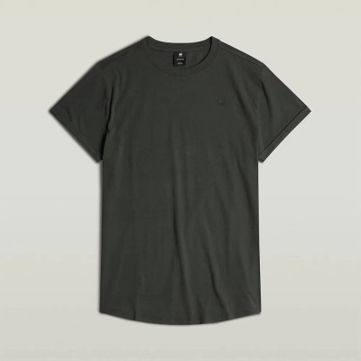 тениска,мъжки,тениски,g,star,lash,ribbed,short,sleeve,t,shirt,grey,(asfalt)