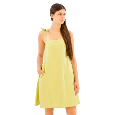 рокля,дамски,поли,и,рокли,g,star,para,simple,sleeveless,short,dress,leek,green,(green)