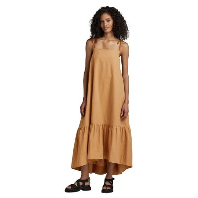 рокля,дамски,поли,и,рокли,g,star,para,simple,sleeveless,long,dress,chipmunk,(brown)