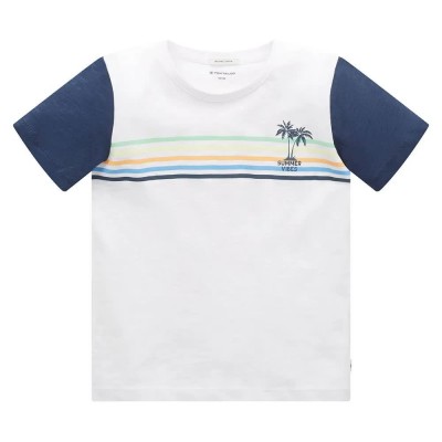 тениска,детски,тениски,tom,tailor,1031856,colorblock,short,sleeve,t,shirt,white,(white)