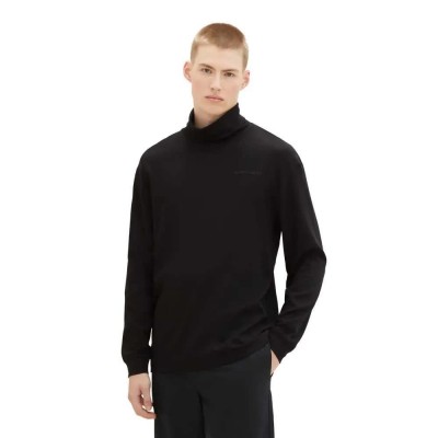 тениска,мъжки,тениски,tom,tailor,1039582,relaxed,long,sleeve,high,neck,t,shirt,black,(black)