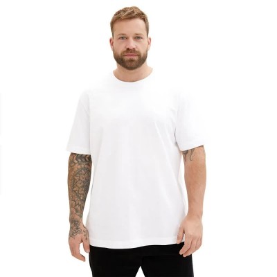 тениска,мъжки,тениски,дамски,тениски,tom,tailor,1039970,plus,short,sleeve,t,shirt,2,units,white,(white)