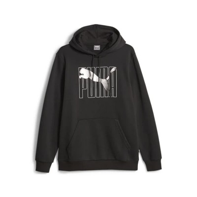 блуза,мъжки,пуловери,дамски,пуловери,puma,675924,ess+,logo,lab,holida,sweatshirt,black,(black)