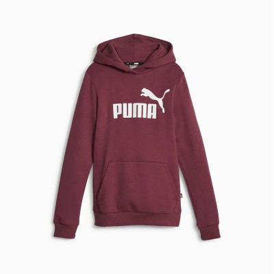 суичър,детски,блузи,puma,ess,logo,fl,g,hoodie,dark,jasper,(red)