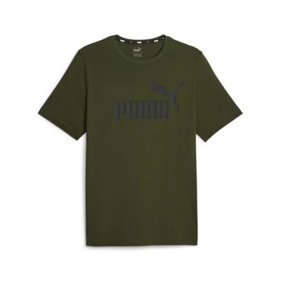тениска,мъжки,тениски,puma,essential,logo,short,sleeve,t,shirt,green,(myrtle)
