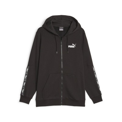 блуза,дамски,блузи,puma,ess,tape,camo,full,zip,sweatshirt,black
