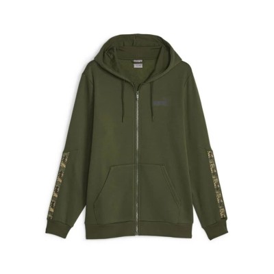 блуза,мъжки,пуловери,puma,ess,tape,camo,full,zip,sweatshirt,green,(myrtle)