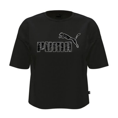 тениска,дамски,тениски,puma,ess+,marbleized,short,sleeve,t,shirt,black,(black)