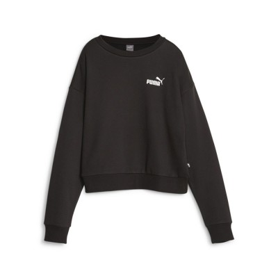 блуза,дамски,блузи,puma,ess+,relaxed,small,l,sweatshirt,black